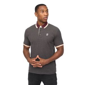 Crosshatch Mens Chimlacks Polo Shirt / Black
